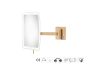 Sanco LED Cosmetic mirrors Μεγεθυντικός καθρέπτης x3 με LED Μπρονζέ ματ MRLED-305-Μ25