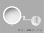 Sanco LED Cosmetic mirrors Μεγεθυντικός καθρέπτης x3 με LED Σκούρο γραφίτη MRLED-701-122