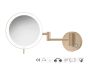 Sanco LED Cosmetic mirrors Μεγεθυντικός καθρέπτης x3 με LED Σκούρο γραφίτη MRLED-701-122
