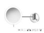 Sanco LED Cosmetic mirrors Μεγεθυντικός καθρέπτης x3 με LED Wenge ανάγλυφο MRLED-705-Α75