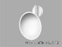 Sanco LED Cosmetic mirrors Μεγεθυντικός καθρέπτης x5 με LED Wenge ανάγλυφο MRLED-764-Α75