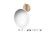 Sanco LED Cosmetic mirrors Μεγεθυντικός καθρέπτης x5 με LED Wenge ανάγλυφο MRLED-764-Α75