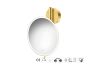Sanco LED Cosmetic mirrors Μεγεθυντικός καθρέπτης x5 με LED Wenge ανάγλυφο MRLED-764-Α75