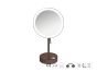 Sanco LED Cosmetic mirrors LED Επικαθήμενος Καθρέπτης μεγεθυντικός x3 Μόκα ματ MRLED-903-M103
