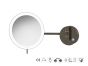Sanco LED Cosmetic mirrors LED Καθρέπτης μεγεθυντικός x3 usb charging Wenge ανάγλυφο MRLED-905-Α75