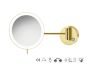 Sanco LED Cosmetic mirrors LED Καθρέπτης μεγεθυντικός x3 usb charging Wenge ανάγλυφο MRLED-905-Α75