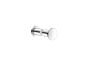 Sanco Glass Door Accessories Διπλό Πόμολο / Άγκιστρο Wenge ανάγλυφο SET-GL0670-Α75