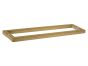 Sanco Glass Door Accessories Διπλή Λαβή / Πετσετοθήκη Μόκα ματ SET-GL0723-M103