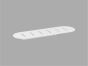 Sanco Shower Shelves Σπογγοθήκη (AISI 304) PVD gun metal γυαλιστερό SH-0301-PVD-05PL