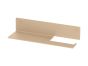 Sanco Shelves Ράφι με Χαρτοθήκη Wenge ανάγλυφο SH-0504-Α75