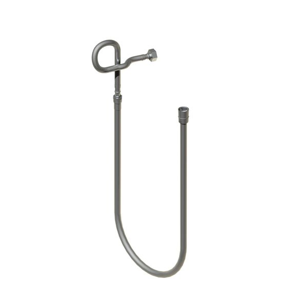 Horus Compléments Classic Collection - Pare Flexible Hose 200 Cm with Connecting Hose Inox 50 Cm - Chrome 00.465-CH