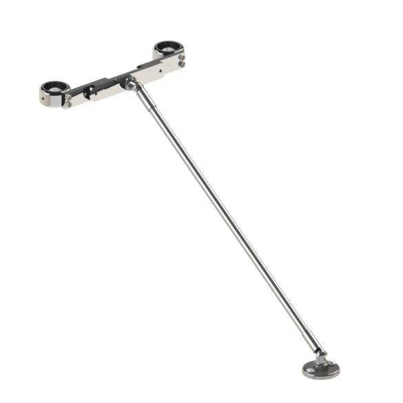 Horus Ascott Classic Collection - T Connection for Stand Pipes - Chrome 00.495-CH