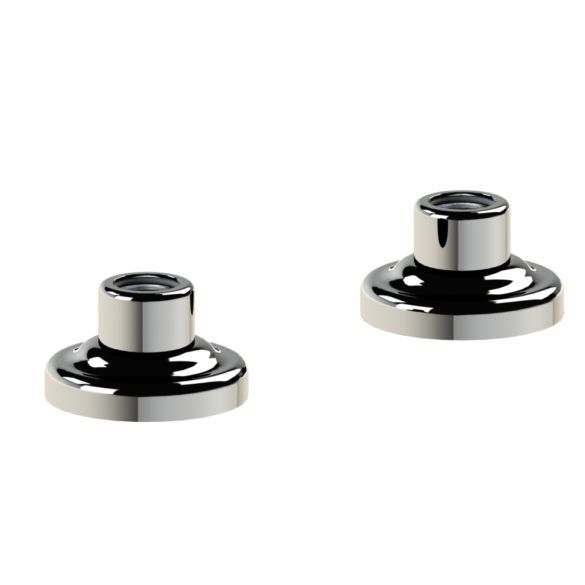 Horus Ascott Classic Collection - Fixing Set for Columns Onto Flor - Chrome 00.496-CH