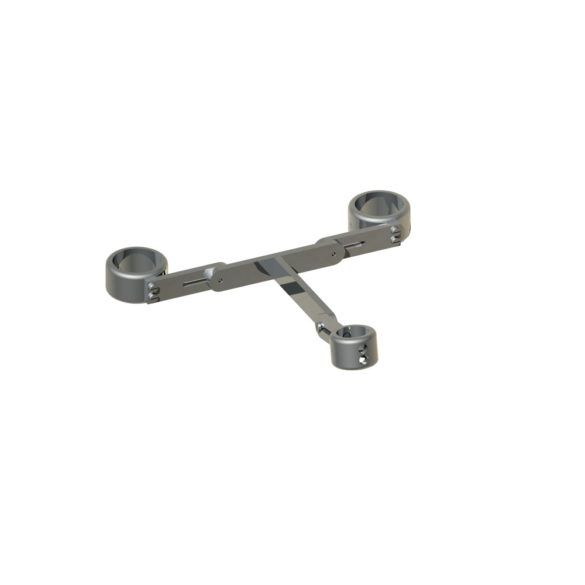 Horus Ascott Classic Collection - T Connection for Stand Pipes - Polished Nickel 00.499-NB
