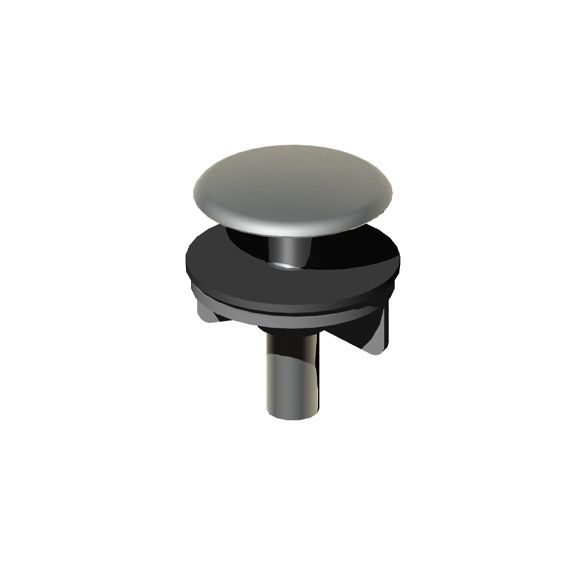 Horus Compléments Classic Collection - Hole Stop Smooth Diam. 40 Mm - Black 00.843-NO