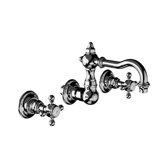 Horus Julia Victoria Julia Victoria Classic Collection - Concealed 3 Hole Basin - Matt Nickel 01.262-NM