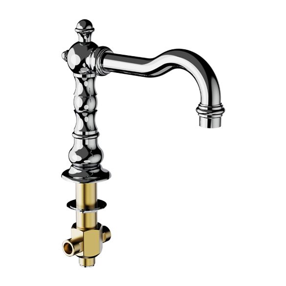 Horus Julia Victoria Julia Victoria Classic Collection - Deck Bath Spout with Diverter - Matt Nickel 01.472-NM