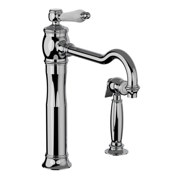 Horus Julia Victoria Julia Victoria Classic Collection - Single Lever Kitchen Mixer, Swivel Spout / No Waste - Chrome 01.723-CH