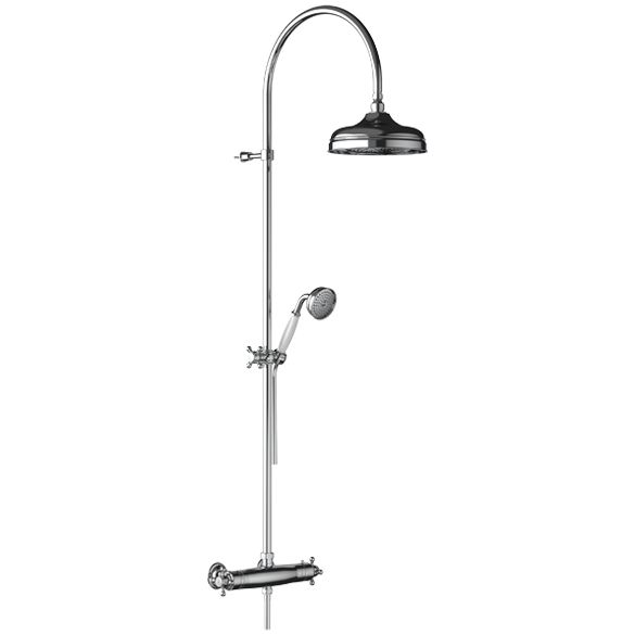 Horus Julia Victoria Julia Victoria Classic Collection - Complete Thermostatic Wall Shower Mixer - Matt Nickel 01.797.E2-NM