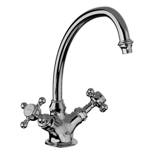 Horus Éloise Classic Collection - Mono Kitchen Mixer / No Waste - Polished Nickel 02.103-NB