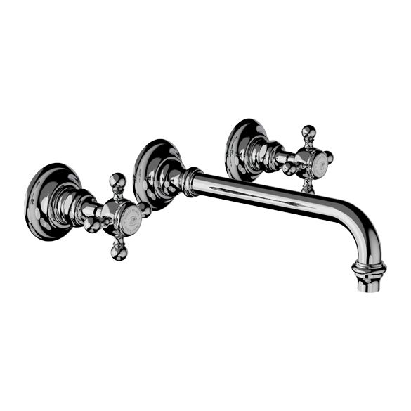 Horus Éloise Classic Collection - Concealed 3 Hole Basin Set - Polished Nickel 02.263-NB
