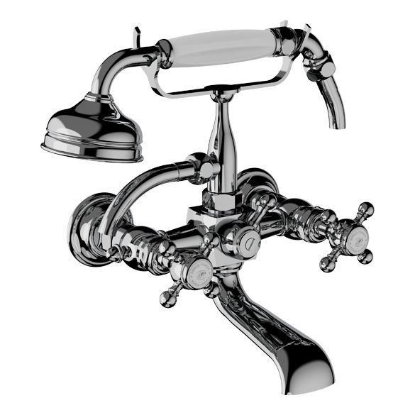Horus Éloise Classic Collection - Complete Wall Bath / Shower Mixer - Matt Nickel 02.414-NM