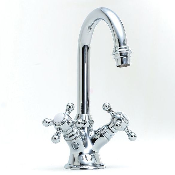 Horus Lave-mains Classique Classic Collection - Mini Mono Mixer Deck Mounted - Matt Nickel 02.662-NM