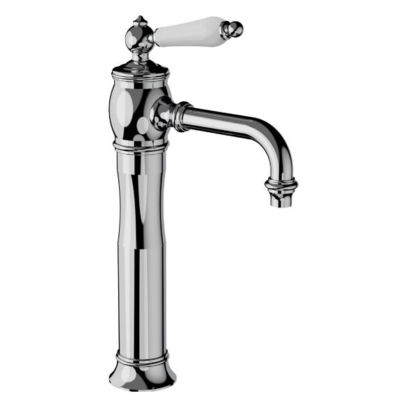 Horus Éloise Classic Collection - Single Lever Basin Mixer - Extended Version - Polished Nickel 02.719-NB