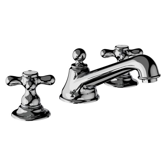 Horus Elsa Softness and Shyness Elsa Classic Collection - 3 Hole Basin Set with Pop-up Waste - Chrome 04.261-CH