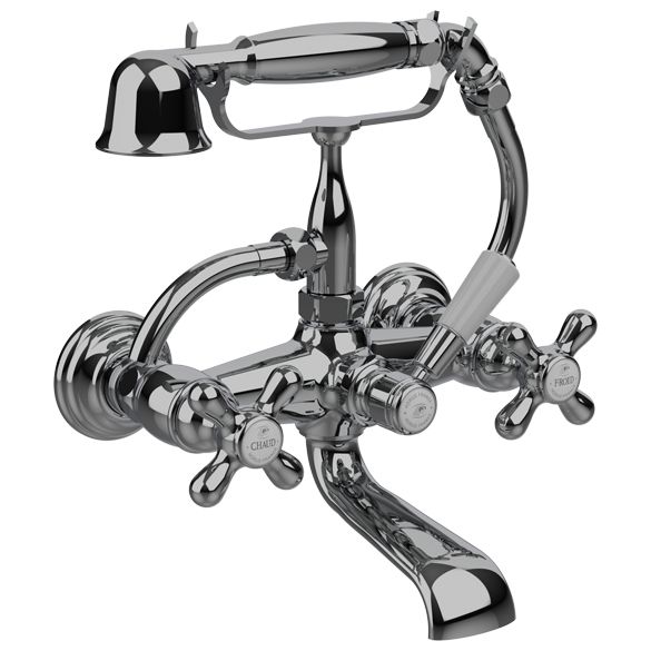 Horus Elsa Softness and Shyness Elsa Classic Collection - Complete Wall Bath / Shower Mixer - Polished Nickel 04.434-NB
