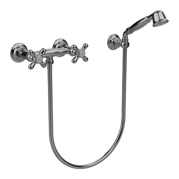 Horus Elsa Softness and Shyness Elsa Classic Collection - Complete Wall Shower Mixer - Polished Nickel 04.516-NB