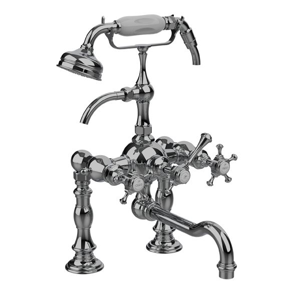 Horus Anthea Classic Collection - Complete Deck Bath / Shower Mixer - Chrome 06.435-CH