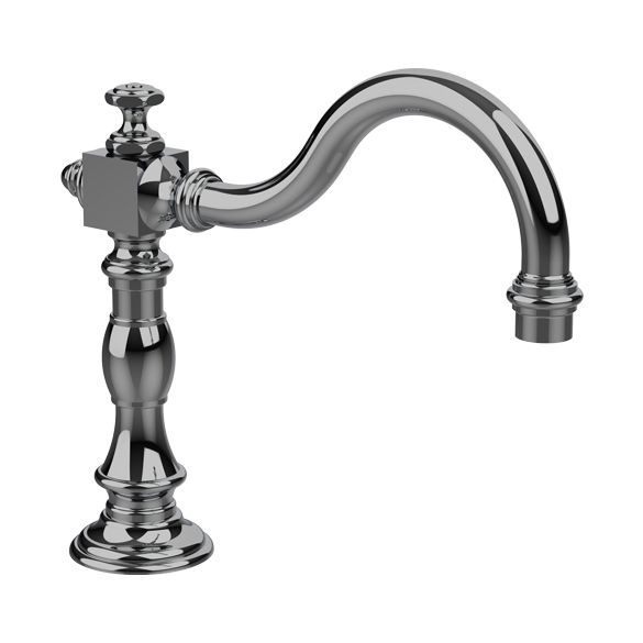Horus Anthea Classic Collection - Deck Bath Spout with Diverter - Polished Nickel 06.472-NB