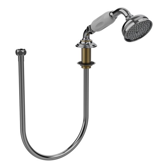 Horus Anthea Classic Collection - Deck Mounted Pull-up Handset & Flexible 200 Cm - Matt Nickel 06.477-NM