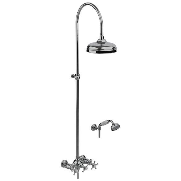 Horus Anthea Classic Collection - Complete Wall Shower Mixer - Matt Nickel 06.544-NM