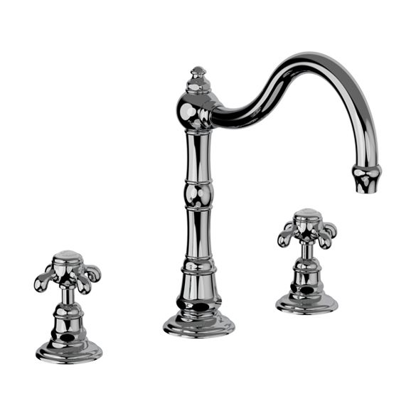 Horus Montmartre Classic Collection - 3 Hole Kitchen Mixer / No Waste - Chrome 07.104-CH