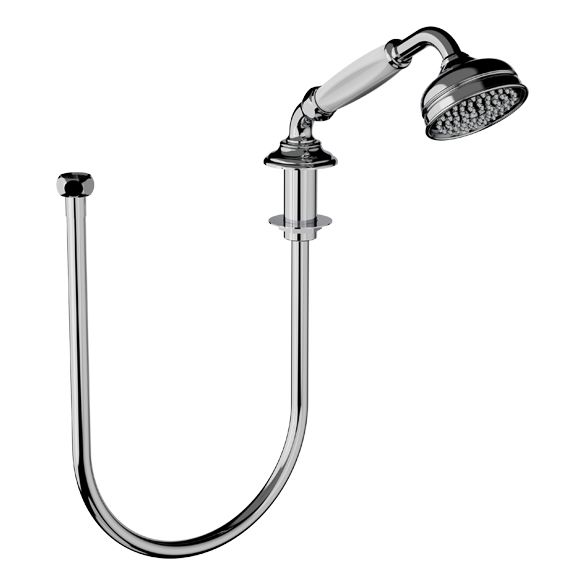 Horus Montmartre Classic Collection - Deck Mounted Pull-up Handset & Flexible 200 Cm - Polished Nickel 07.477-NB
