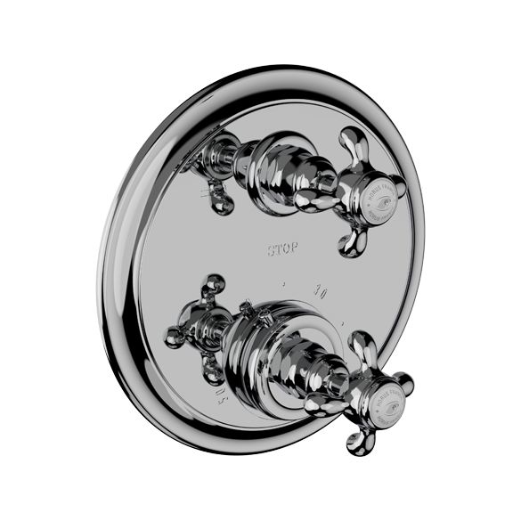 Horus Montmartre Classic Collection - Trim for Thermostatic Mixing Valve Réf. 92.599 - Chrome 07.529-CH