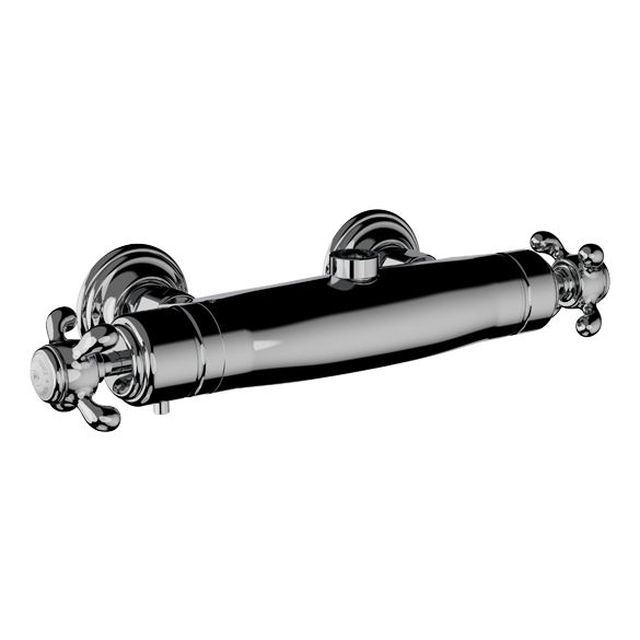 Horus Montmartre Classic Collection - Exposed Thermostatic Showermixer with Connections - Chrome 07.596-CH