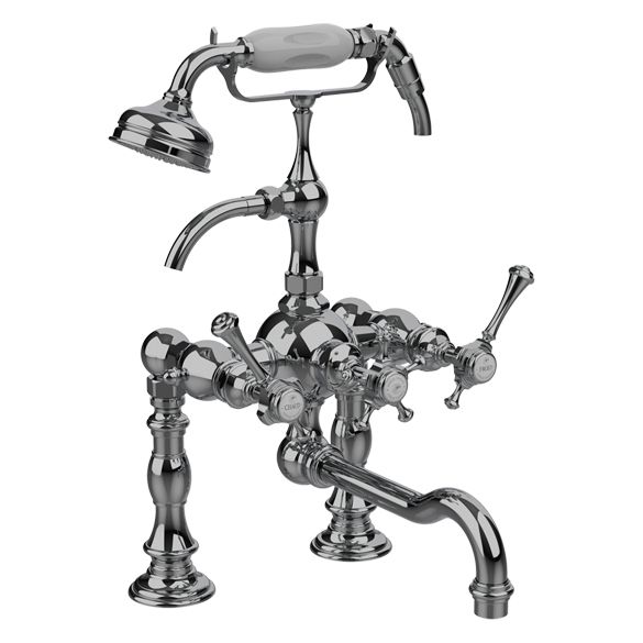 Horus Anthea Classic Collection - Complete Deck Bath / Shower Mixer - Matt Nickel 10.435-NM