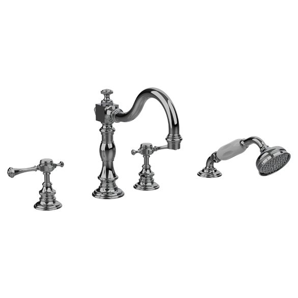 Horus Anthea Classic Collection - 4 Hole Deck Bath / Shower Set - Chrome 10.466-CH