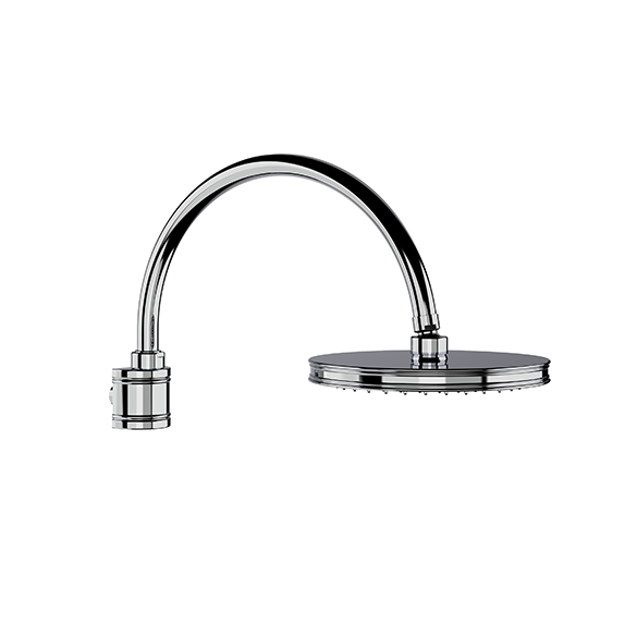 Horus Zéphyr Classic Collection - Anti-scale Nozzles Shower Head, Wall Mounted - Satin Brass 16.535-LS