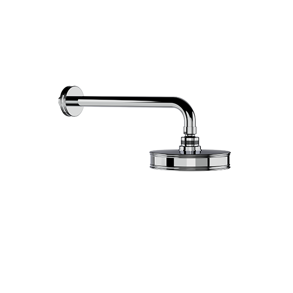 Horus Zéphyr Classic Collection - Shower Head Ø 145 Mm with Arm, Wall Mounted - Matt Black 16.536-NO