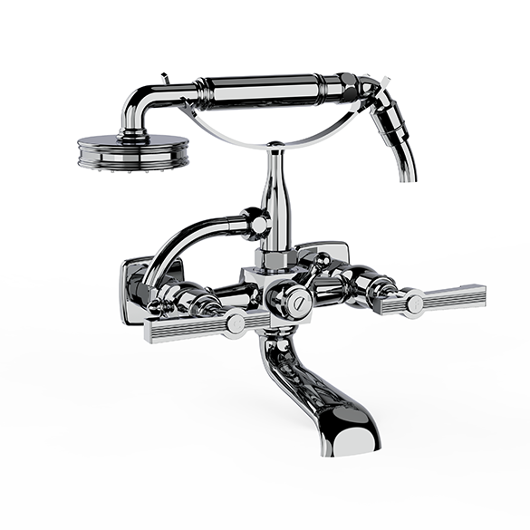 Horus Zéphyr Classic Collection - Complete Wall Bath / Shower Mixer - Chrome 17.414-CH