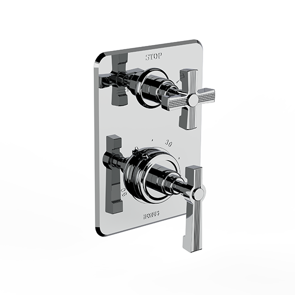 Horus Zéphyr Classic Collection - Trim for Thermostatic Mixing Valve Réf. 93.593 - Metal Gun 17.508-CF