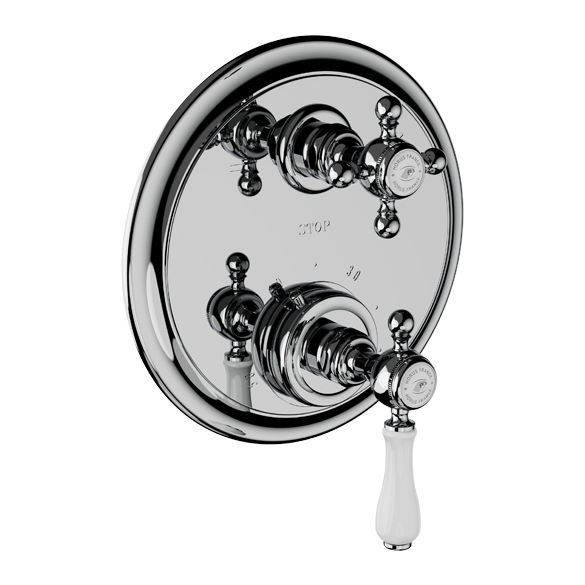 Horus Julia Victoria Julia Victoria Classic Collection - Trim for Thermostatic Mixing Valve Réf. 92.599 - Polished Nickel 19.529-NB