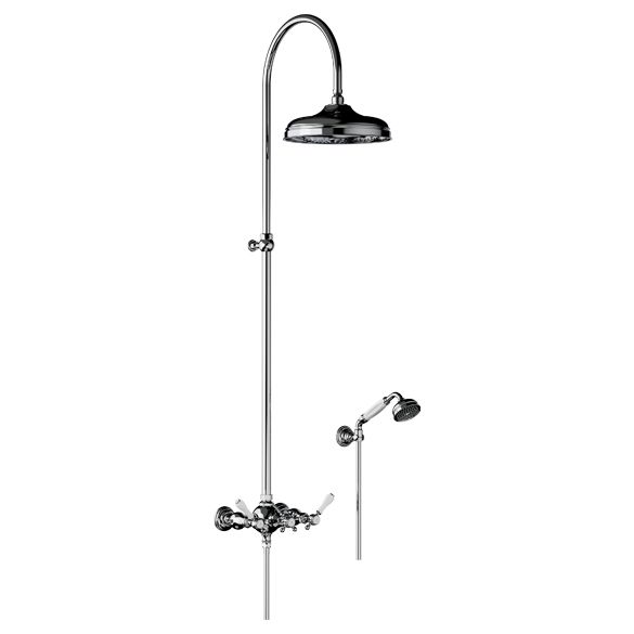 Horus Julia Victoria Julia Victoria Classic Collection - Complete Wall Shower Mixer - Polished Nickel 19.544-NB
