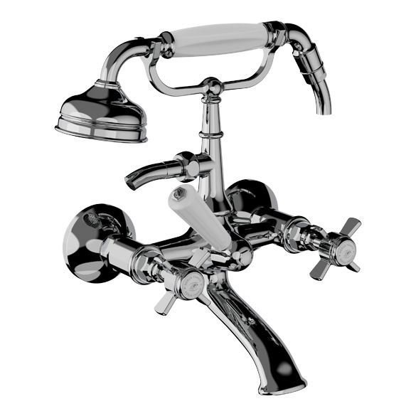 Horus Coventry Classic Collection - Complete Wall Bath / Shower Mixer - Matt Nickel 28.414-NM