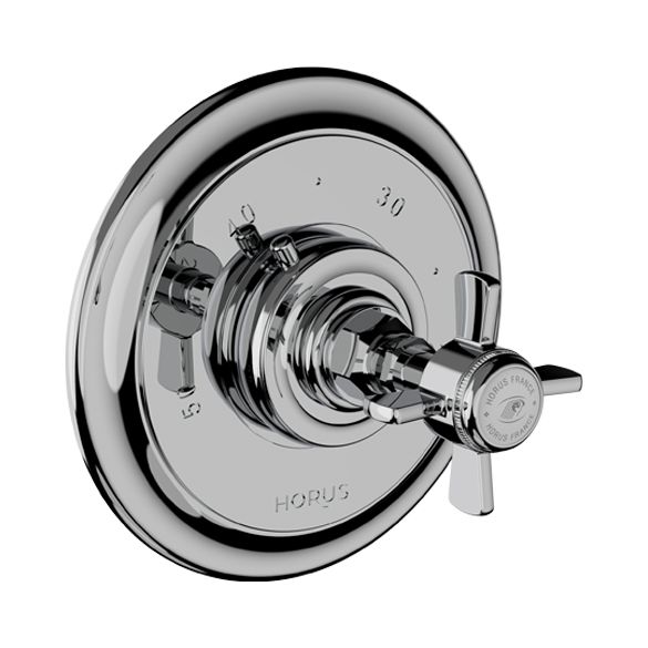 Horus Coventry Classic Collection - Trim for Thermostatic Mixing Valve Réf. 92.591 - Polished Nickel 28.521-NB