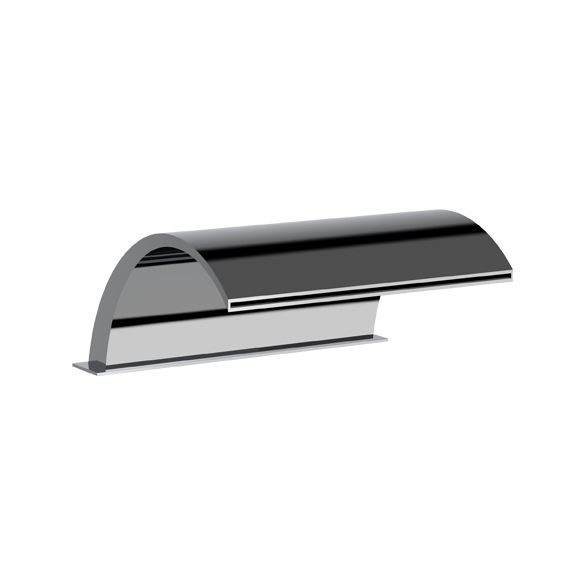 Horus Nouvelle Vague “part of Contemporary Collection - Waterfall Deck Mounted Bath Spout - Metal Gun 40.470-CF